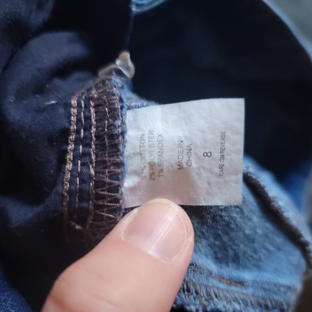 New York & Company Blue Skinny Jeans - Picture 4 of 4